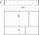 Комплект разделителей L500 универсальный металлический Organizer нержавеющая сталь (473*293*65) AKS_preview_1