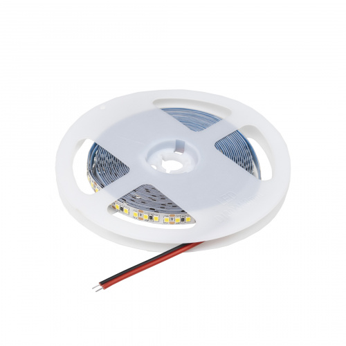 Лента светодиодная - 14,4W/m, 12V, 8мм, 2835, 180 д/м, IP20, нейтральный белый (4000K), CRI>80, 1600 Lm, 5м, AKS_4
