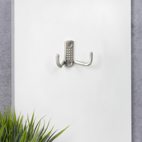 Крючок меб. двухрожковый мет. WP12 сатин GRIDLI_4