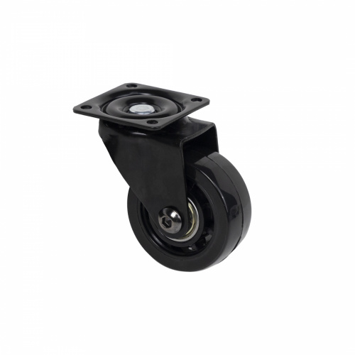 Колесо меб. SHIFT d50 h67 с площадкой, черный AKS_1