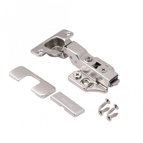 Петля полунакладная без пружины 48мм h2 clip-on PRIME by AKS 3D (саморезы, заглушки) (упак. = 2 шт.)_3