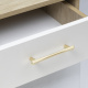 Ручка меб. скоба мет. MARGARITA 128 брашированное золото, AKS_preview_1