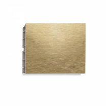 Цоколь мебельный ПВХ h=150 золото поталь L=4000мм, РФ фотография