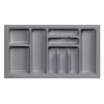 Лоток для столовых приборов 800 BASIC 735*430, серый AKS фотография