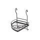 Корзина на трубу d16 угловая одинарная CWJ101 черная AKS_preview_1