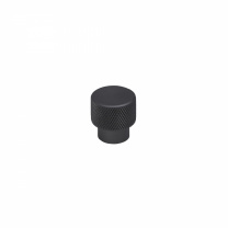 Ручка меб. кнопка мет. FLUID черный матовый, AKS фотография