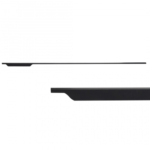 Ручка меб. скоба алюм. ANDROMEDA 1056/1200 черный матовый, AKS (левая)_3