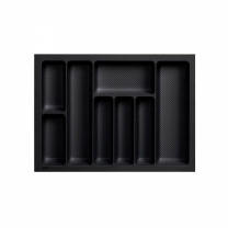 Лоток для столовых приборов 800 PIXEL 735*485, черный AKS фотография