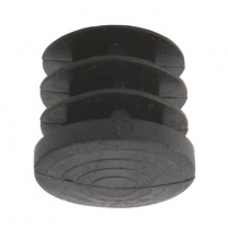 Заглушка внутр. трубы d25 (508В) 0,8мм пластик, черный AKS