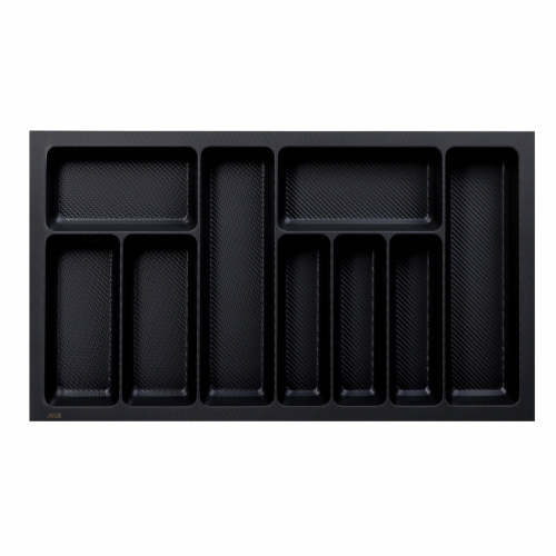 Лоток для столовых приборов 900 PIXEL 830*485, черный AKS_1