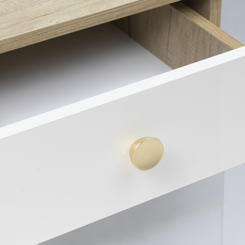 Ручка меб. кнопка мет. PINA брашированное золото, AKS_5