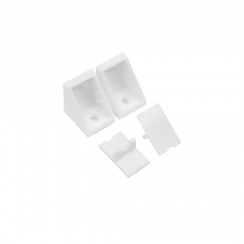 Уголок пластиковый двойной белый (уп/ 50 шт) РП_3