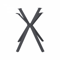 Подстолье VECTOR h714 под круглую столешницу, графит муар AKS фотография