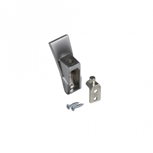 Крючок меб. однорожковый мет. SLASH хром матовый AKS_5