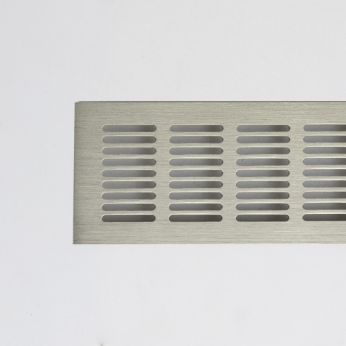 Решетка вентиляционная 480х80мм инокс алюминий AKS_4