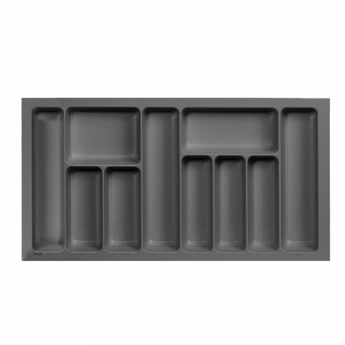 Лоток для столовых приборов 900 LINER 830*430, графит AKS_1