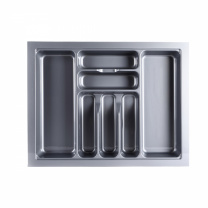 Лоток для столовых приборов 700 BASIC 635*485, серый AKS фотография