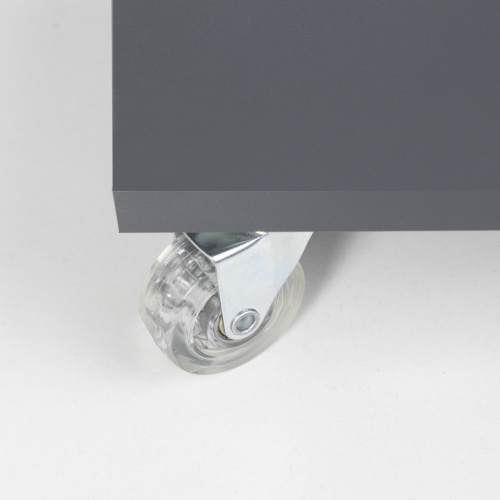 Колесо меб. SHIFT d50 h67 с площадкой, прозрачный AKS_3