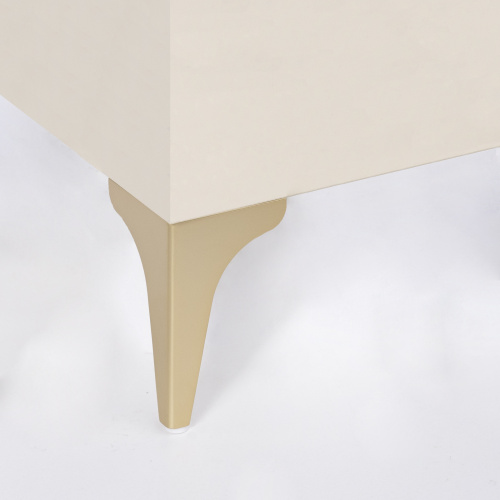 Опора меб. мет. STELLAR h150 угловая матовое золото AKS_5