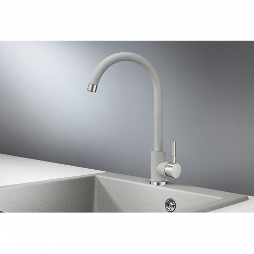 Смеситель для кухни высокий, ST-4031, базальт, Granula _3