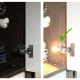 Накладка для мебельных петель с подсветкой(накладка с подсветкой,крепление, винт, батарейка). AKS_preview_1
