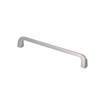 Ручка меб. скоба мет. SAMBA 192 шлифованная сталь, AKS