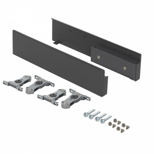 Держатель передней стенки внутреннего ящика H=167 Slimbox Evolution графит с рейлингом на фасаде_1