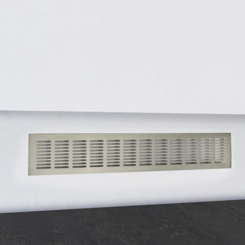 Решетка вентиляционная 480х80мм инокс алюминий AKS_3