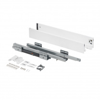 Система ящиков Slimbox Evolution L-300 H=84 белый SOFT CLOSE ДСП16мм фотография