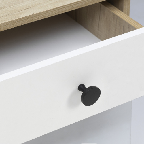 Ручка меб. кнопка мет. UNITY, черный матовый, AKS_5