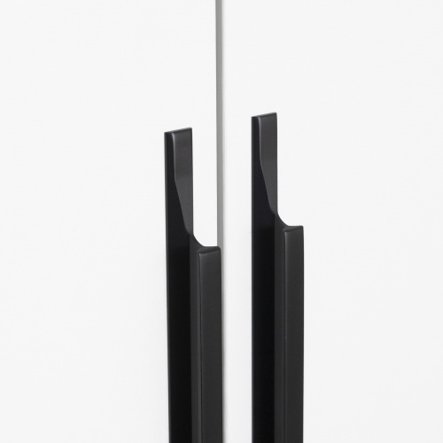 Ручка меб. скоба алюм. STELLS 704/797 черный матовый, AKS_6