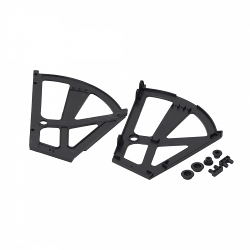 Крепление в шкаф для обуви двухрядное, черный РП_1