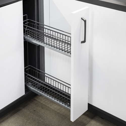 Выдвижная корзина-карго 150 NORWIG крепл.боковое/левое, графит AKS_3