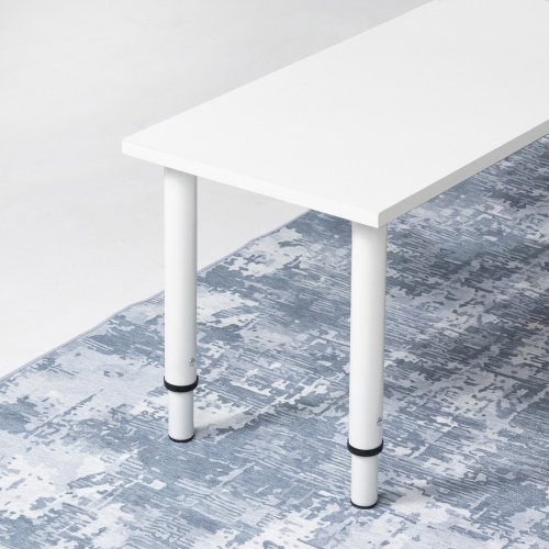 Опора меб. телескоп2 d32/40 h380-440-500-560, белый AKS_4