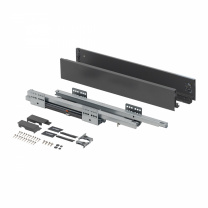 Система ящиков Slimbox Evolution L-500 H=84 графит SOFT CLOSE ДСП16мм фотография