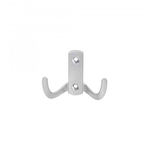 Крючок меб. двухрожковый мет. WP13 хром матовый GRIDLI_4