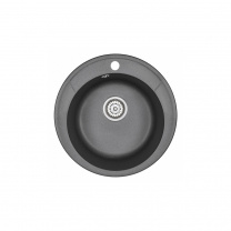 Мойка кварц, круглая, ST-4802, D 480, черный, Granula фотография