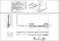 Система ящиков Slimbox Evolution L-500 H=167 графит PUSH TO OPEN ДСП16мм фотография