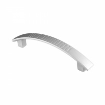 Ручка меб. скоба пластик. PS06/C6 96 металлик AKS фотография