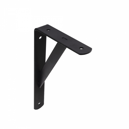 Полкодержатель мет. LINE 300*200*30*4, черный AKS_1