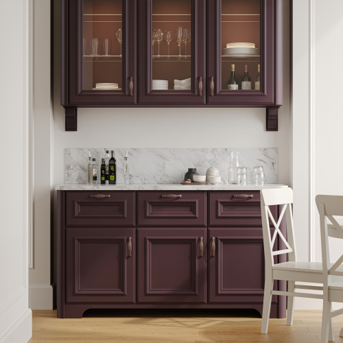 Ручка меб. скоба мет. MAGIA 128 матовая античная латунь AKS_7