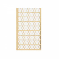 Подкладка самоприлипающая фетровая прорезиненная 15 х 80мм (1упак.=9шт), белая, Folmag