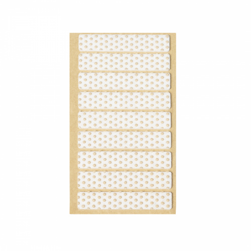 Подкладка самоприлипающая фетровая прорезиненная 15 х 80мм (1упак.=9шт), белая, Folmag_1