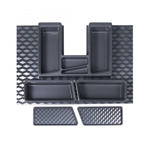 Пластиковый вкладыш под мойку, графит РП_3