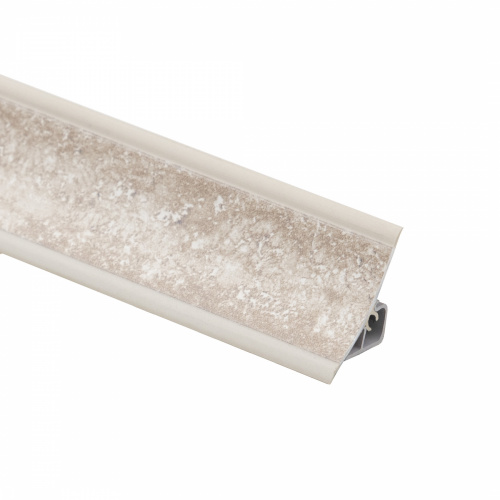 Плинтус ПВХ к столешнику LР травертин тиволи бежевый (150) EL-MECH-PLAST (1шт=3м.п.)_1