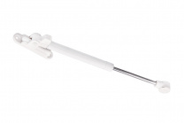 Подъемник газовый верхний 80N с доводчиком и фиксацией в положении белый AKS фотография