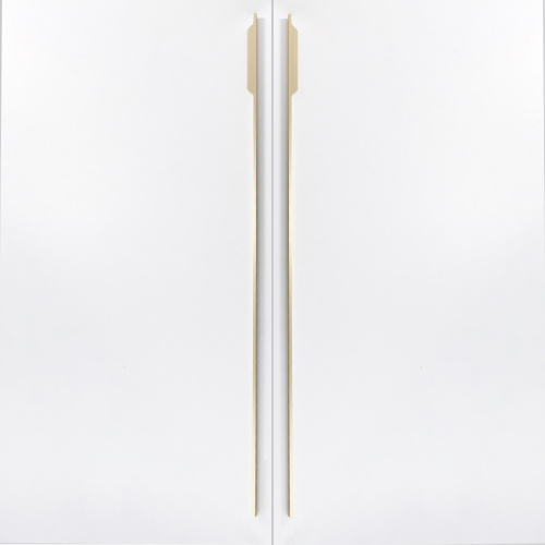 Ручка меб. скоба алюм. ANDROMEDA 1056/1200 брашированное золото, AKS (правая)_4