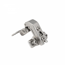 Петля под фальшпанель 90° с пружиной 45мм h6 slide-on AKS (еврошурупы) короткое плечо