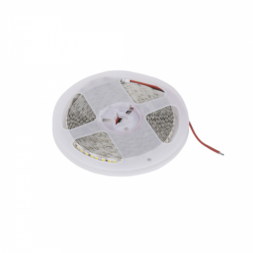 Лента светодиодная - 14,4W/m, 12V, 8мм, 2835, 180 д/м, IP20, холодный белый (6000K), CRI>80, 1600 Lm, 5м, AKS_1