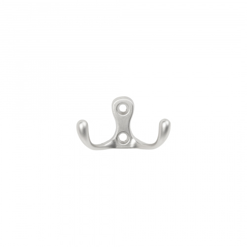 Крючок меб. двухрожковый мет. WP19 хром матовый GRIDLI_4